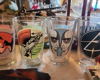 Pink Floyd Collector’s Series Pint Glasses 4-Piece