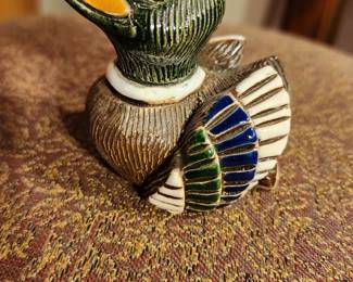 Artesania Rinconada Uruguay Clay Pottery Mallard Drake