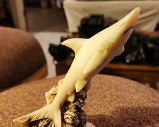 Bone Shark Mini Statue