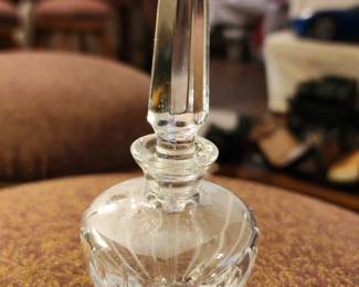 ATLANTIS 1 PERFUME DECANTER BOTTLE CLEAR CRYSTAL GLASS