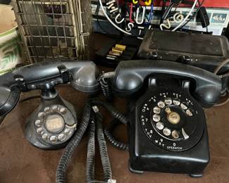 VINTAGE ROTARY TELEPHONES