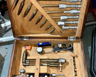 VINTAGE COPPER ‘BLOW TORCH’ SET IN BOX