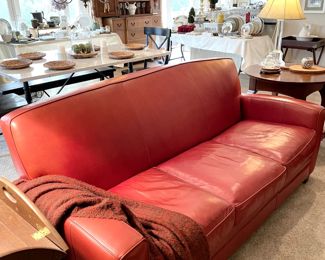 Leather Sofa and Loveseats 