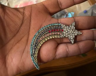 Marc Jacobs Rainbow Brooch Marvelous In McKinney Estate Sale www.contemporarycurrent.com