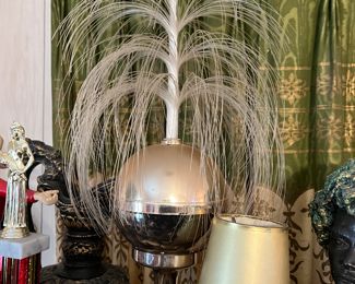 Vintage Fiber Optic Lamp - Marvelous In McKinney Estate Sale www.contemporarycurrent.com