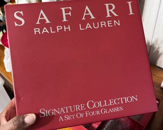Ralph Lauren Designer Glassware - Marvelous In McKinney Estate Sale www.contemporarycurrent.com