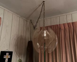 Paul Secon for Sompex Pendant
Light In Lucite Mid Century Modern