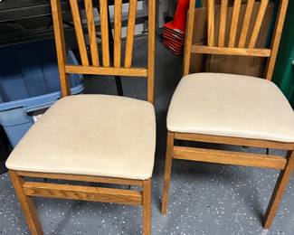 Folding chairs vintage