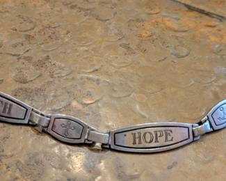 James Avery Faith Love and Hope bracelet