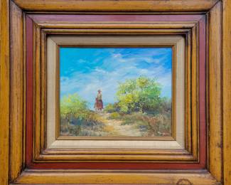 Oil painting by Linda Morgan