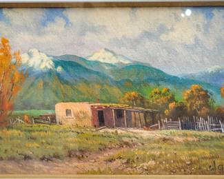 Cal Gaspard painting