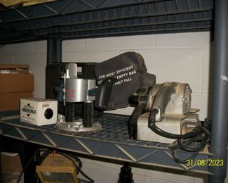 Router Equipment and Belt Sander