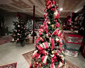 Entire tree ready for your living room! All ornaments are wired on!