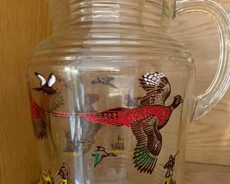 Mid Century Pitcher and Glasses