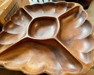 Mid Century Wood Server