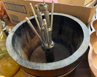 Mid Century Nut Cracker Set