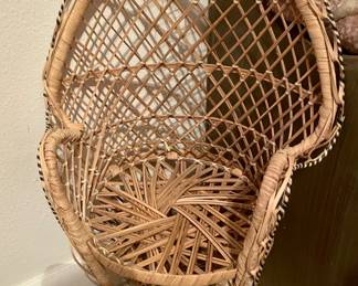 Wicker Peacock Chair