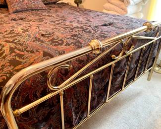 Queen Size Brass Bed