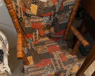 Wood Folk Art Chair