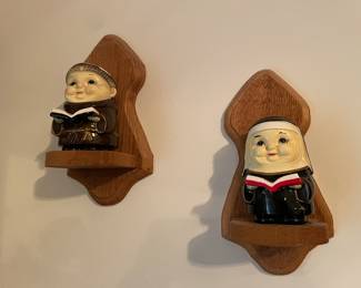 Vintage Monk and Nun