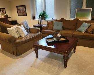 Sofa & oversized chair