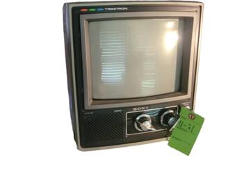small, portable SONY Trinitron "gamer" tv