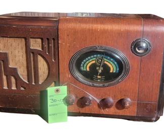 Airline art deco radio