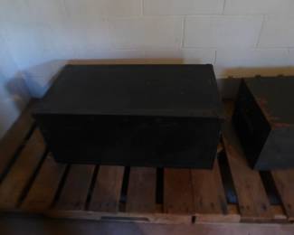 WWII metal footlocker