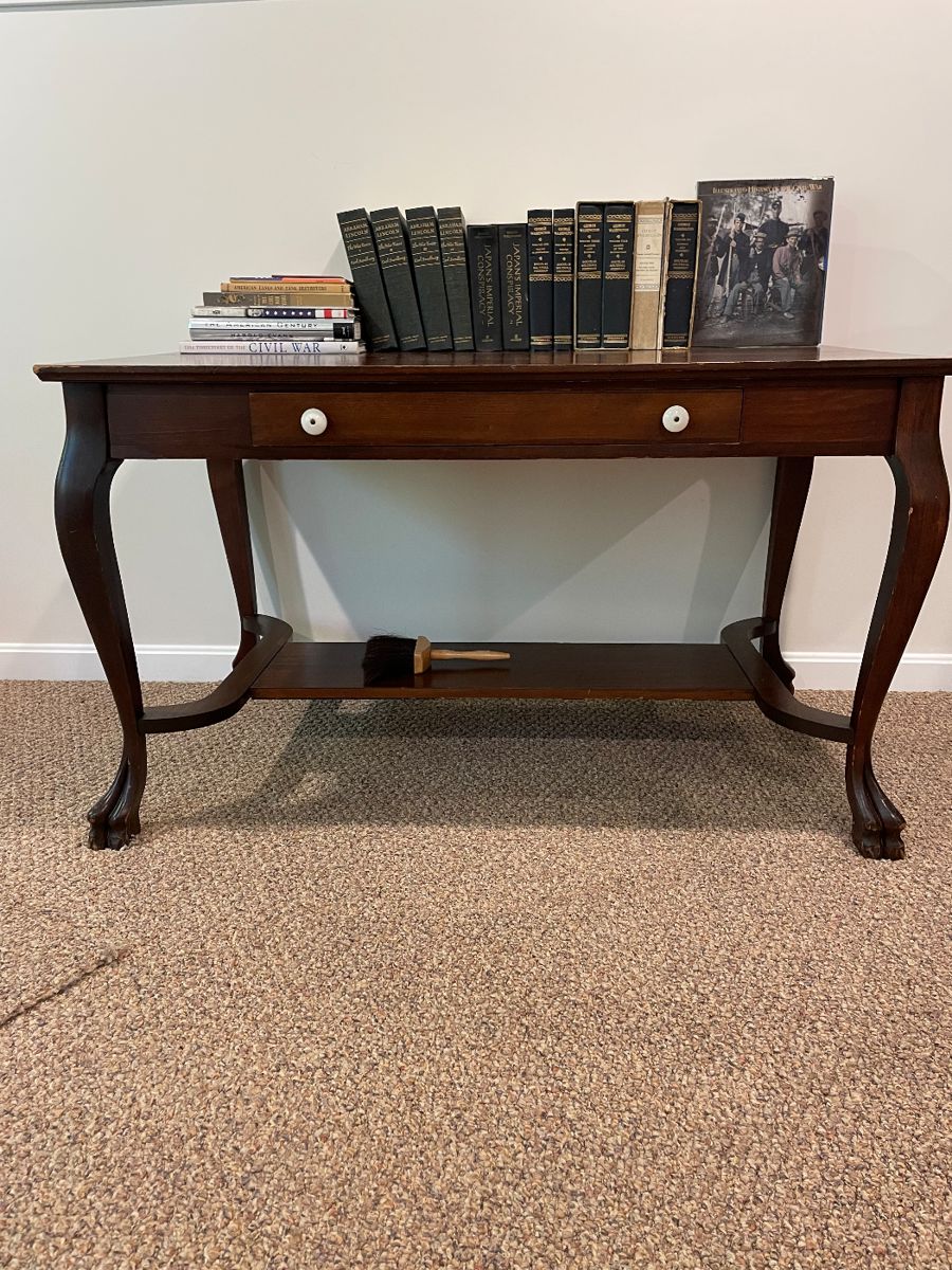 Antique table with drawer