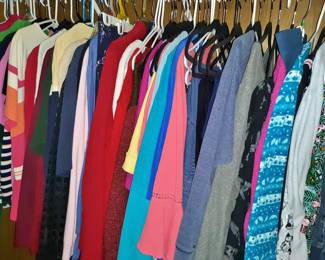 Women's clothing, mostly L and XL
