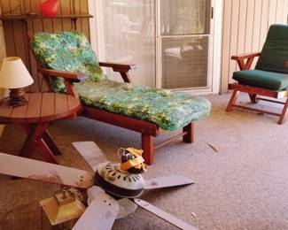 Mid Century redwood chaise $125
Matching arm chair $75
SATURDAY 