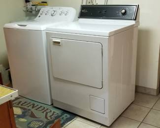 Newer washer $125 Saturday 
Gas dryer $60 
Saturday 