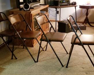 Mid Century 2 folding chair $5