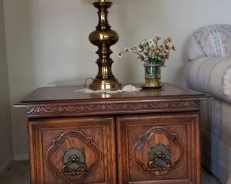 Mid Century end table - great condition $10 - Saturday 
