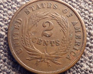 1864 2 Cent Piece
