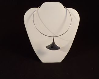 Hans Hansen Sterling Silver Neckring 