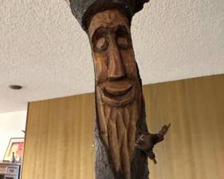 Hand Carved Wooden Spirit Wind Cork