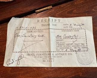 Secretary Desk - Seoul Furniture & Antique Co.