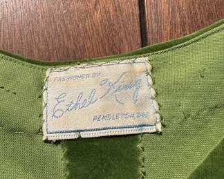 Green Velvet Ethel King Dress