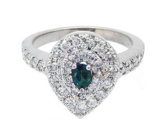 Alexandrite Diamond Ring
