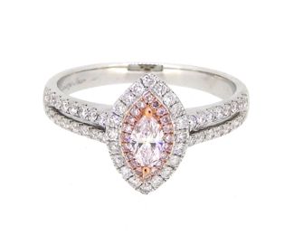 GIA .2ct Pink Diamond Ring