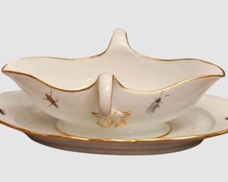 39. Meissen Sauce Boat in Porcelain