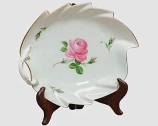42. Meissen Handled Leaf Dish