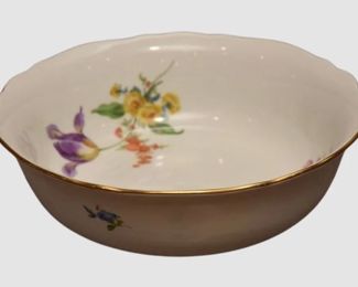 52. Meissen Porcelain Floral Pattern Bowl