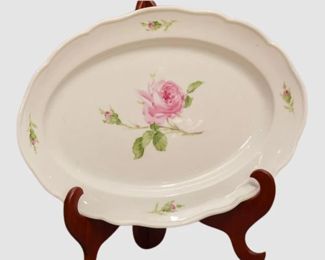 93. Meissen Rose Platter