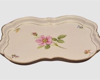 94. Meissen Floral Pattern Serving Tray