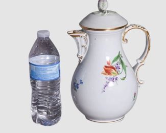 119. Meissen Floral Pattern Coffee Pot