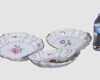 135. Three 3 Meissen Bowls