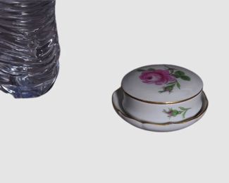 172. Meissen Trinket Box and Underplate