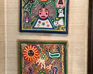 Hand painted wall art on canvas 